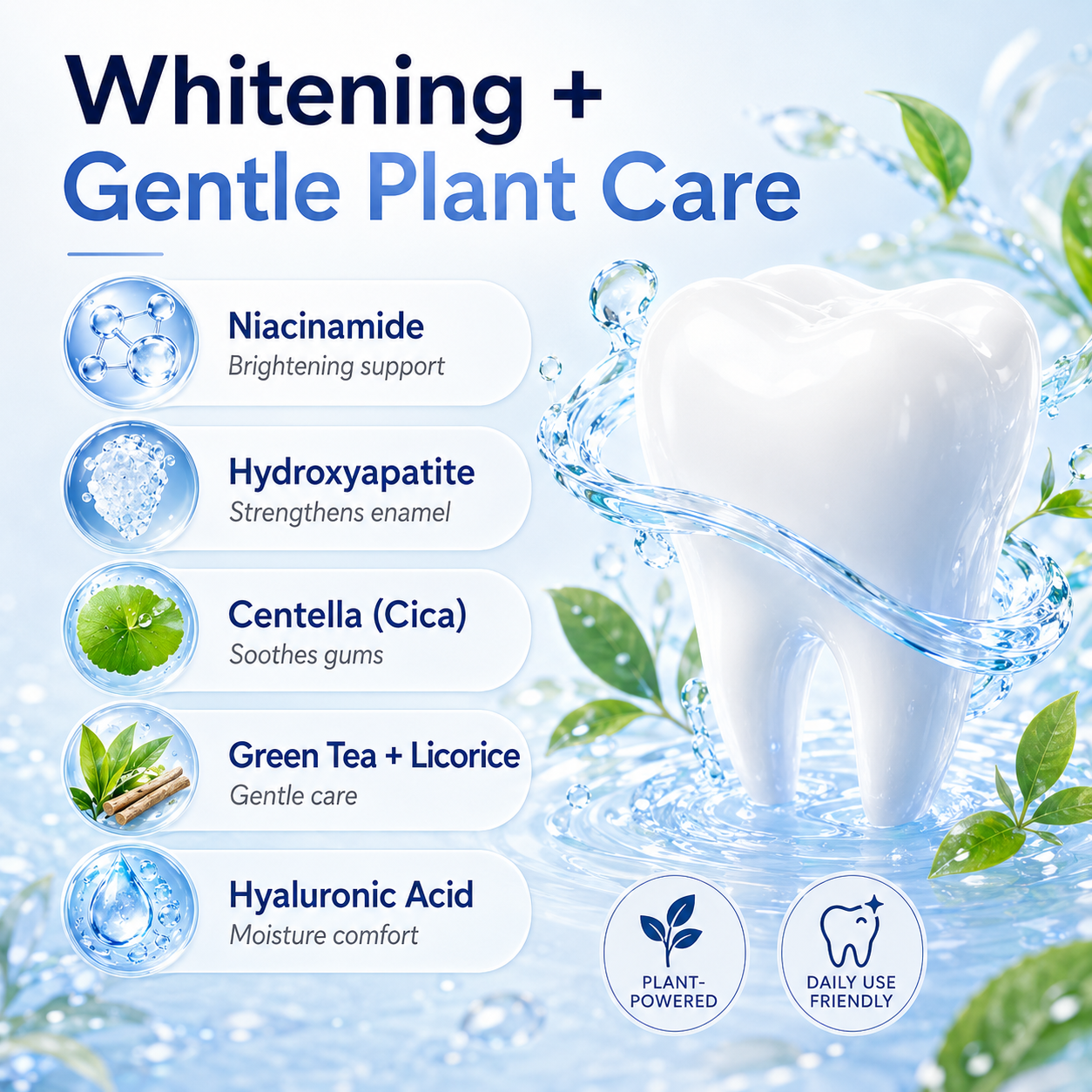 [Professional Grade] Niacinamide Foaming Toothpaste 8X