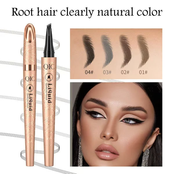 Buy 1 Get 1 Free – 3D Microblading Eyebrow Pencil with 4-Fork Tip