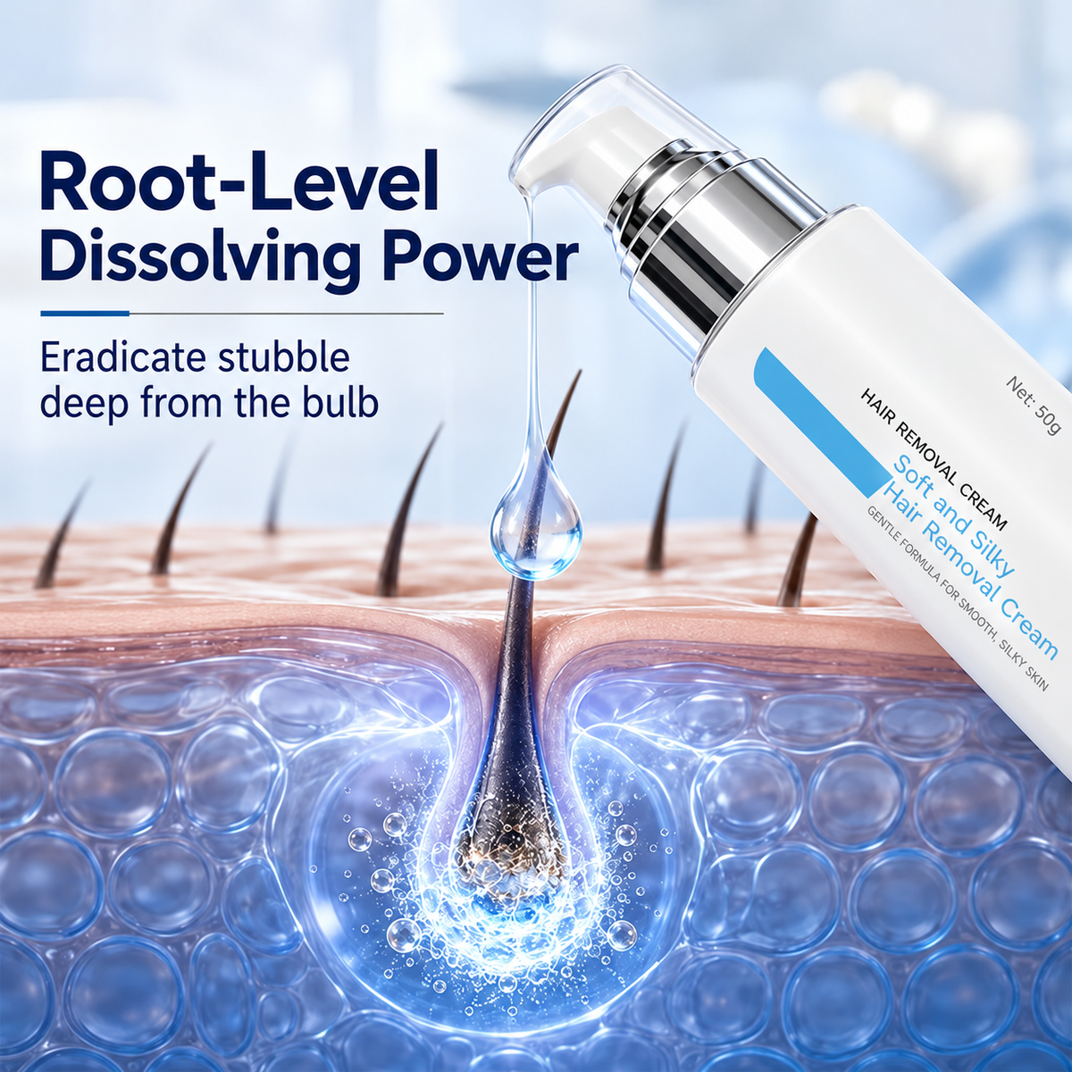 🎉BUY 1 GET 1 FREE!!! ✨Refreshing Cool-Feel Hair Removal Cream for Sensitive Skin