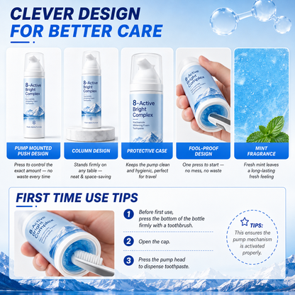 [Professional Grade] Niacinamide Foaming Toothpaste 8X