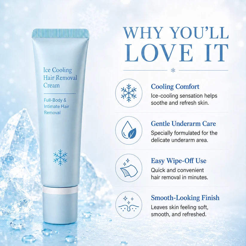 Ice CoolingHair Removal Cream