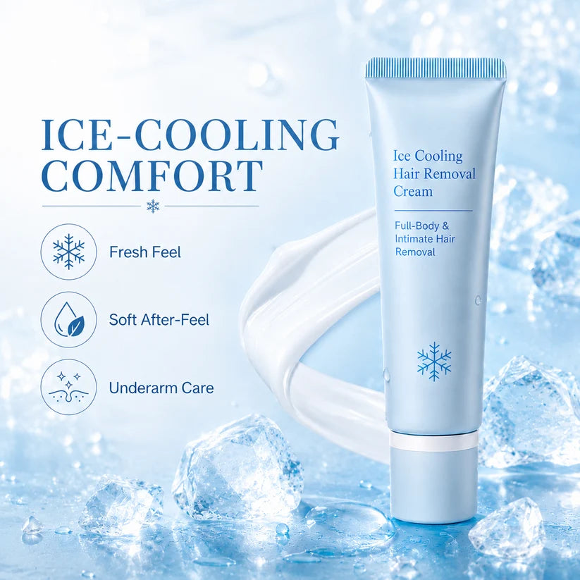 Cooling cream texture and product