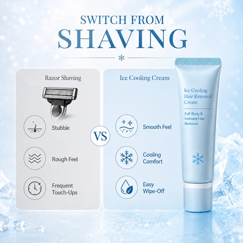 Ice CoolingHair Removal Cream