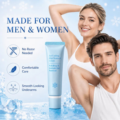 Ice CoolingHair Removal Cream