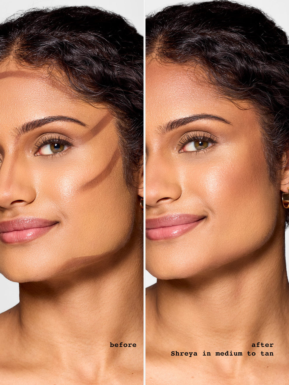 Soft sculpted contour finish