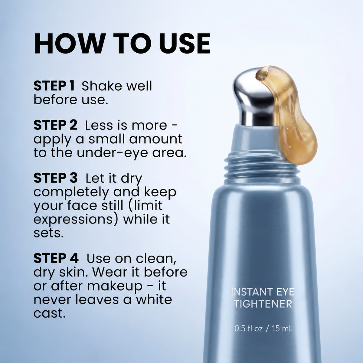 Instant Eye Tightener – Visibly Reduce Under-Eye Bags & Wrinkles in Minutes