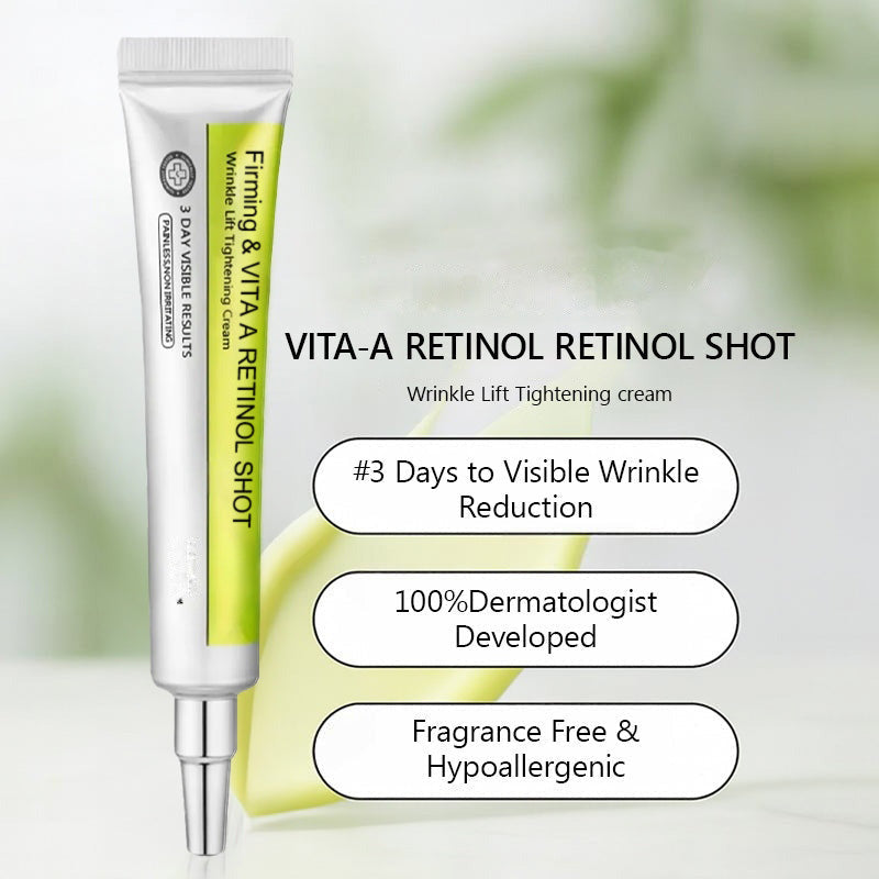 Retinol Shot – Deep Wrinkle Smoothing, Firming Care for Sagging Jowls & Puffy Eyes
