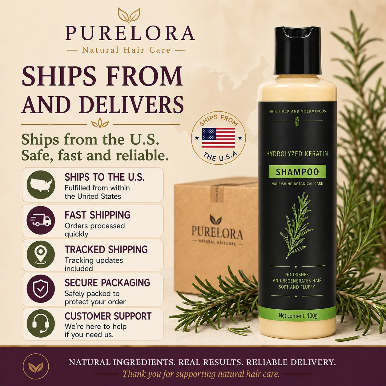 Rosemary Keratin Volumizing Shampoo-🔥Buy 1 Get 1 Free!