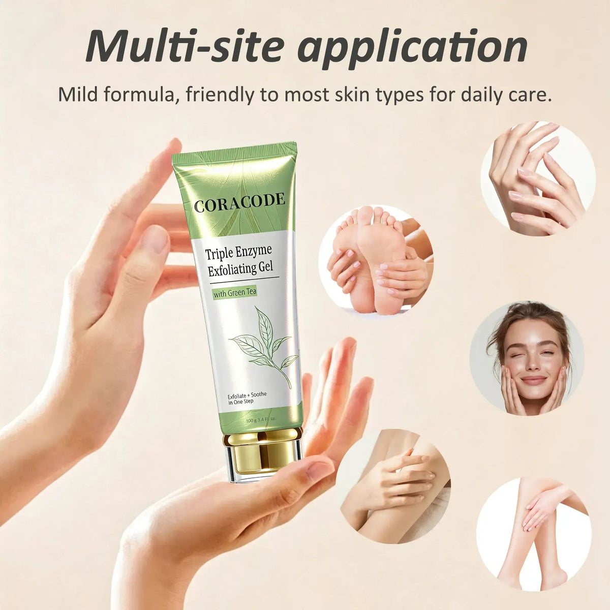 Triple Enzyme Green Tea Exfoliating Aqua Peel Gel