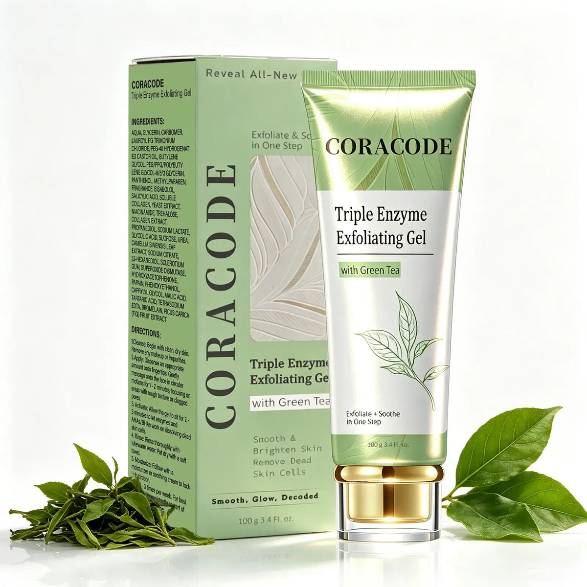 Triple Enzyme Green Tea Exfoliating Aqua Peel Gel